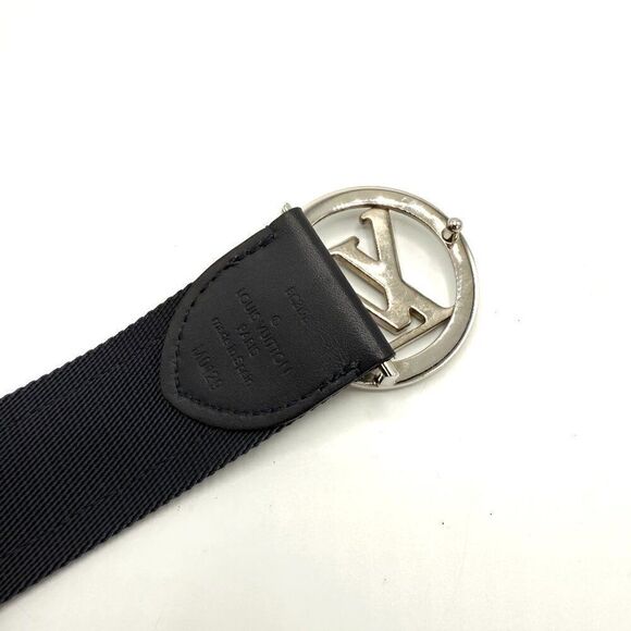 Louis Vuitton Monogram Metallic Grey Monogram Canvas Belt - Picture 6 of 6